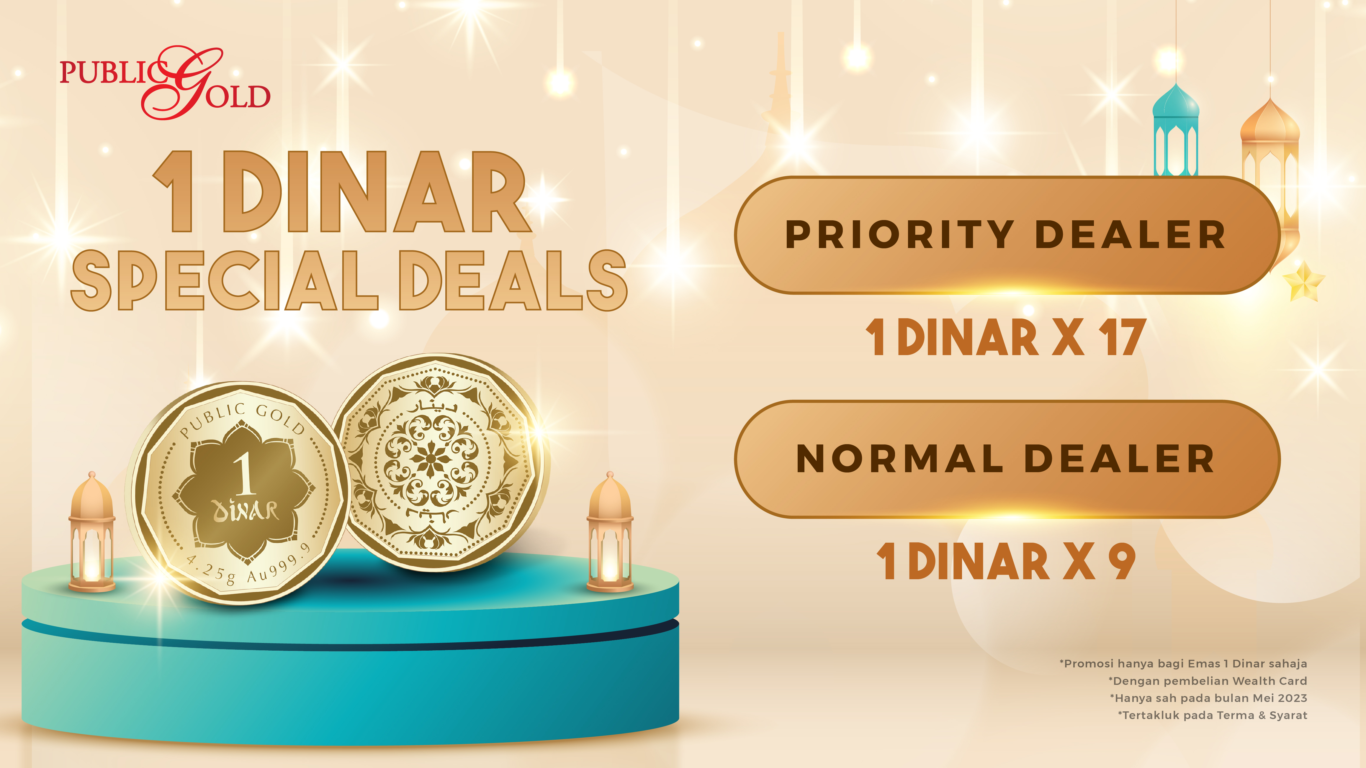 1 Dinar Special Deals