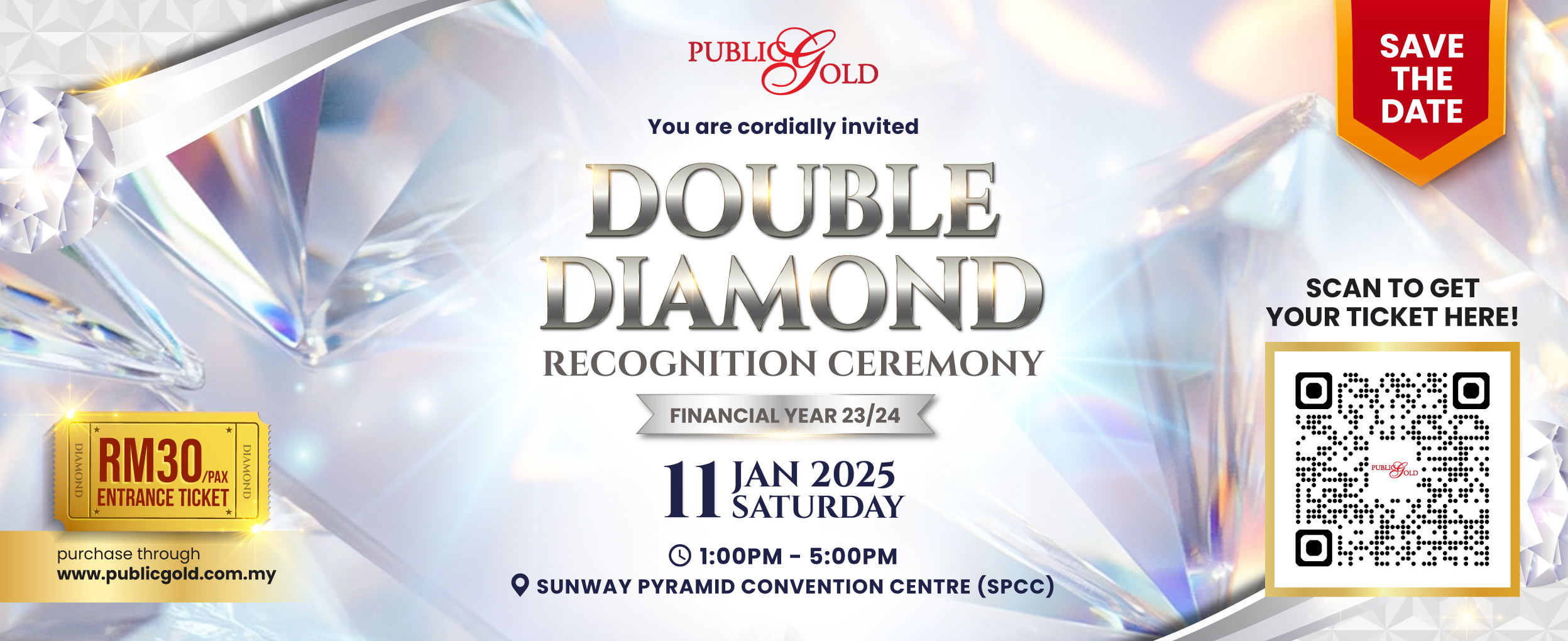 Double Diamond Recognition Ceremony FY 24/25 Entry Ticket