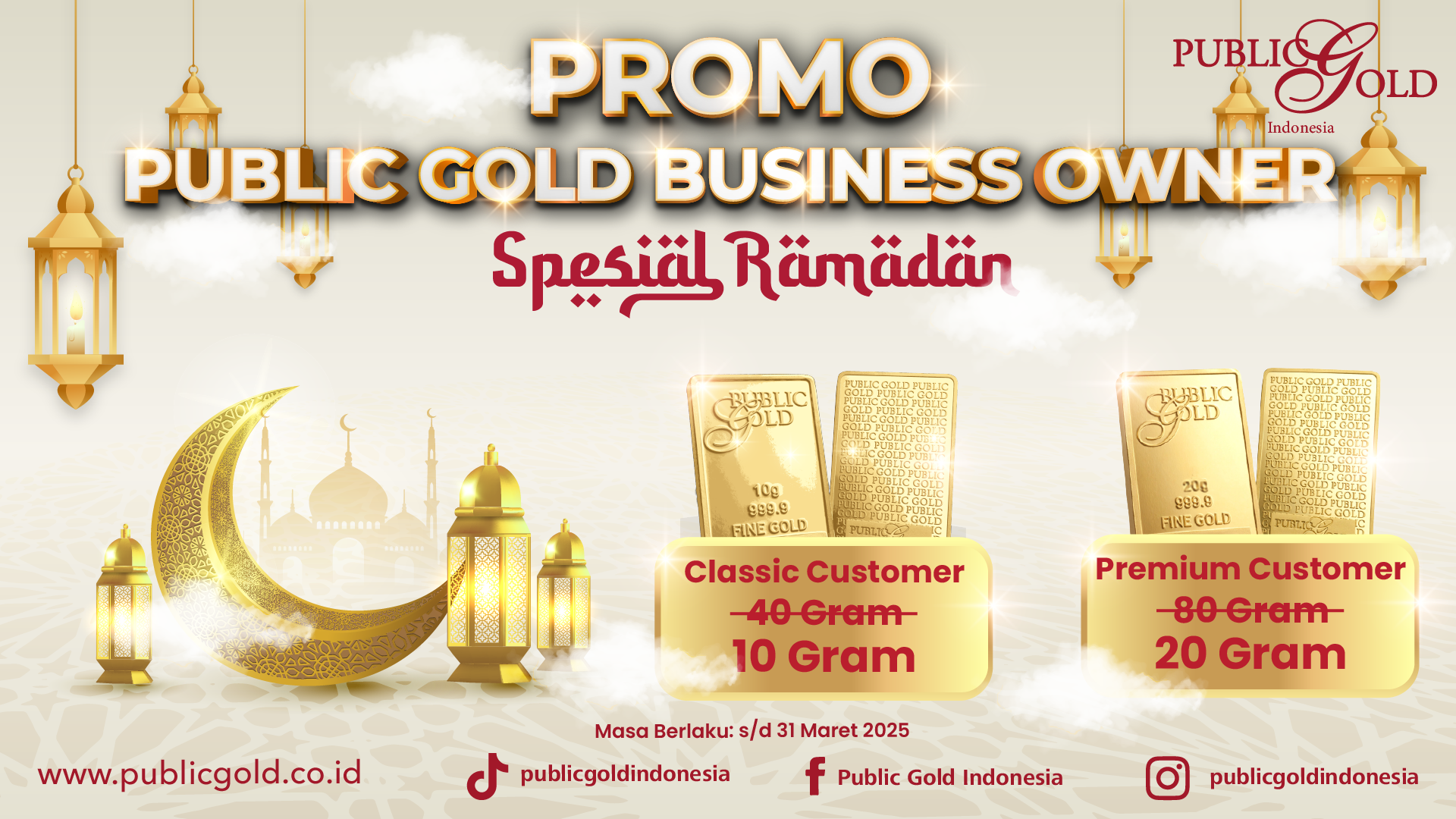 Promo PGBO Maret Ramadhan 2025