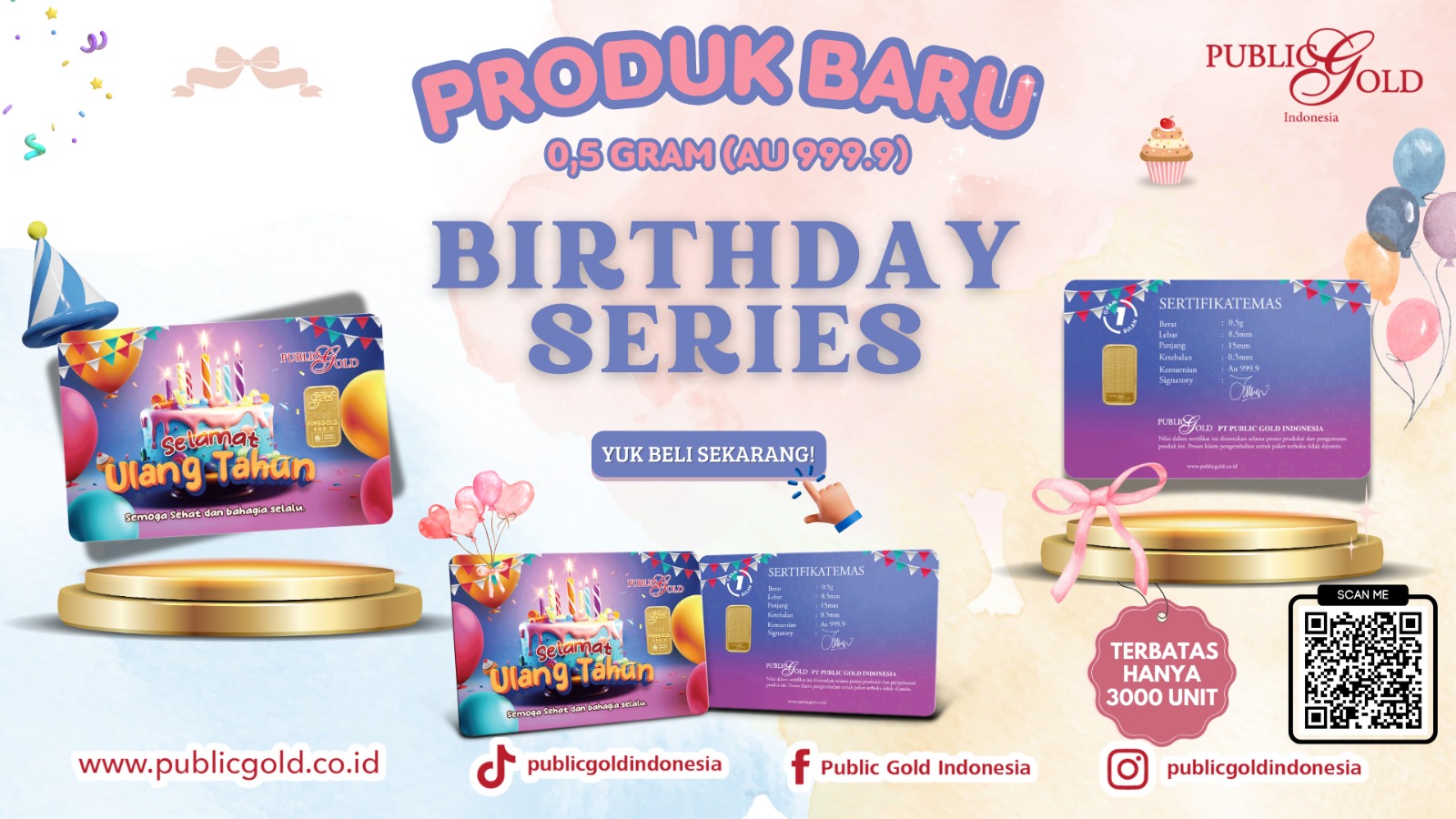 0.5 Gram New Product - Birthday Series