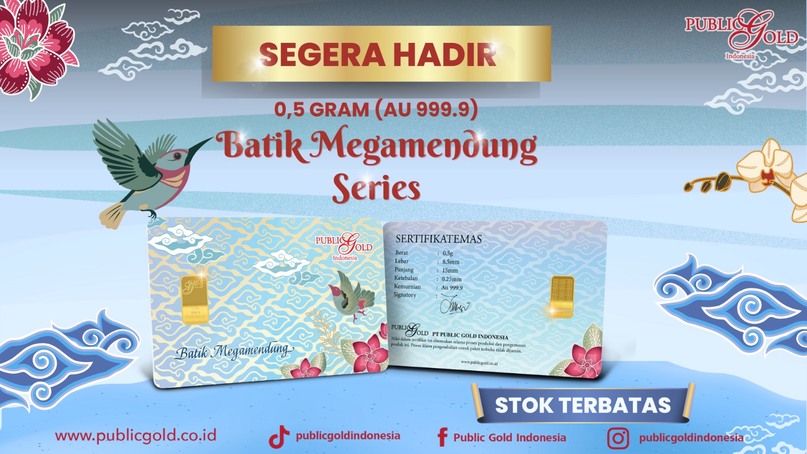 CLASSIC BAR BATIK MEGAMENDUNG 0.5GRAM