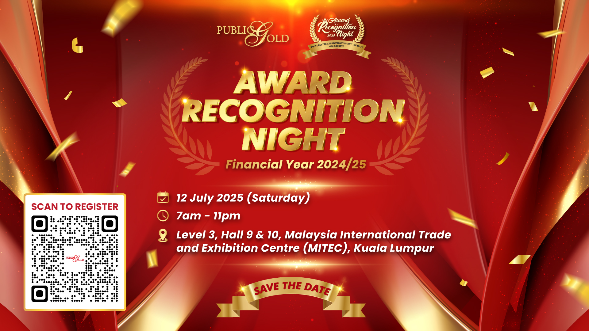 AWARD RECOGNITION NIGHT (ARN) FY24/25 TICKET (10 seats)