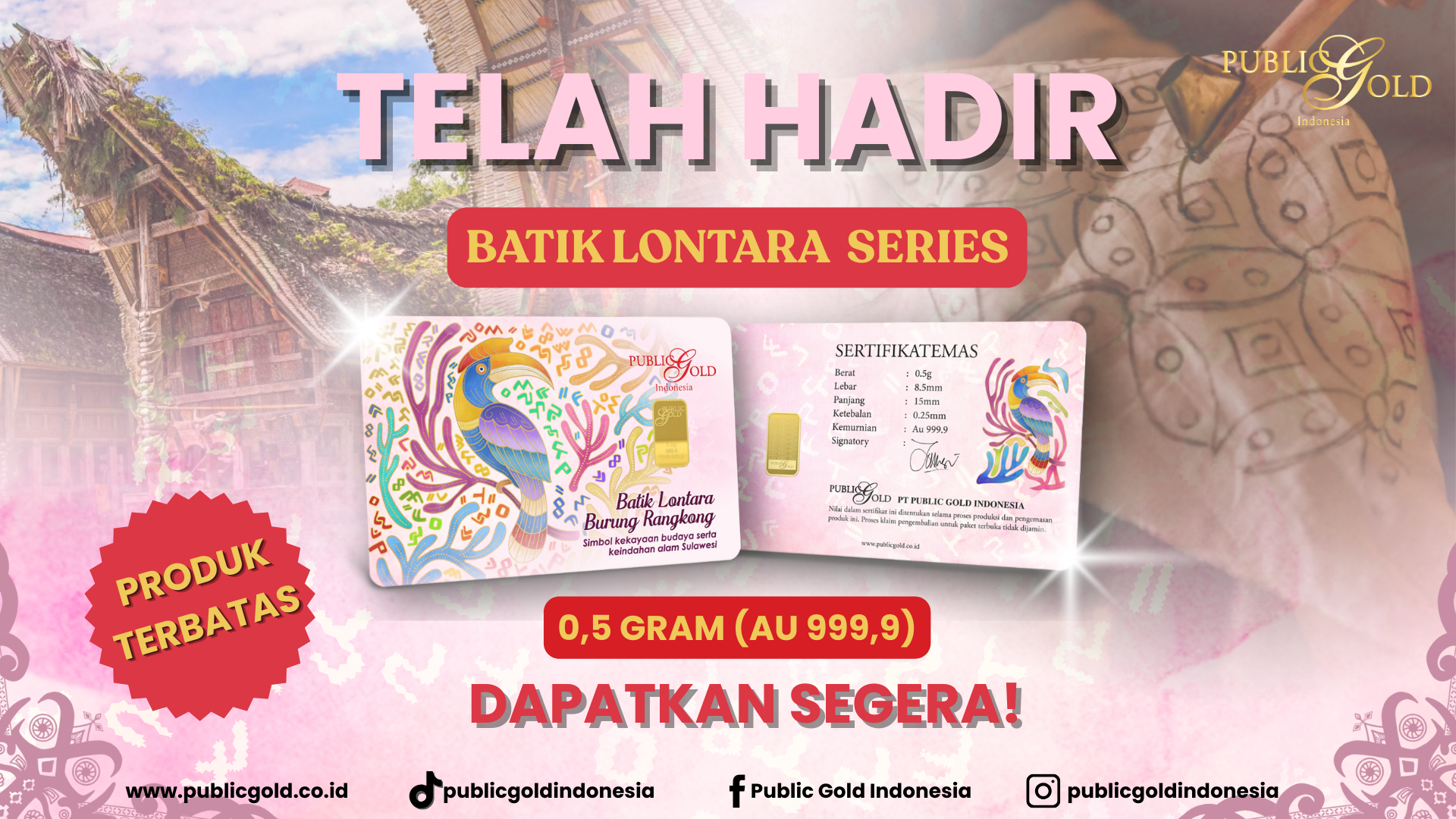 BATIK LONTARA NEW PGI PRODUCT