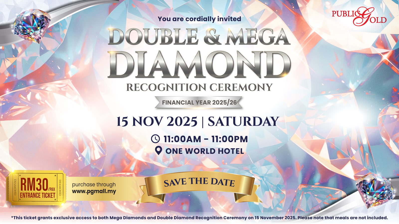 Double & Mega Diamonds Recognition Ceremony FY2025/26