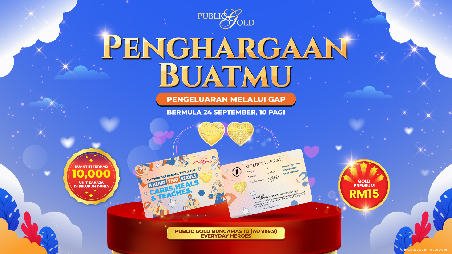 Public Gold Bungamas 1G (AU 999.9) – Everyday Heroes