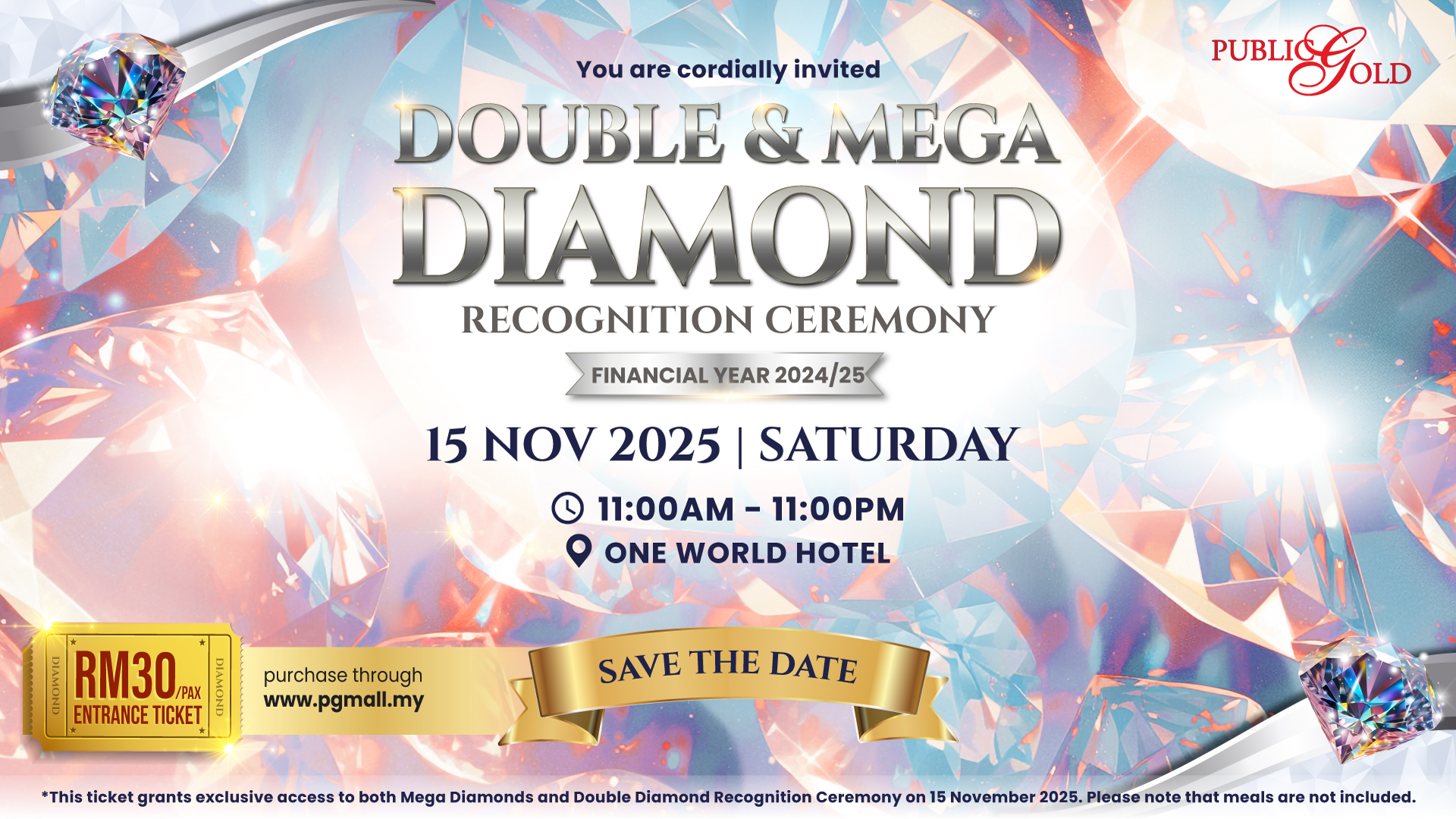 Double & Mega Diamonds Recognition Ceremony FY2025/26
