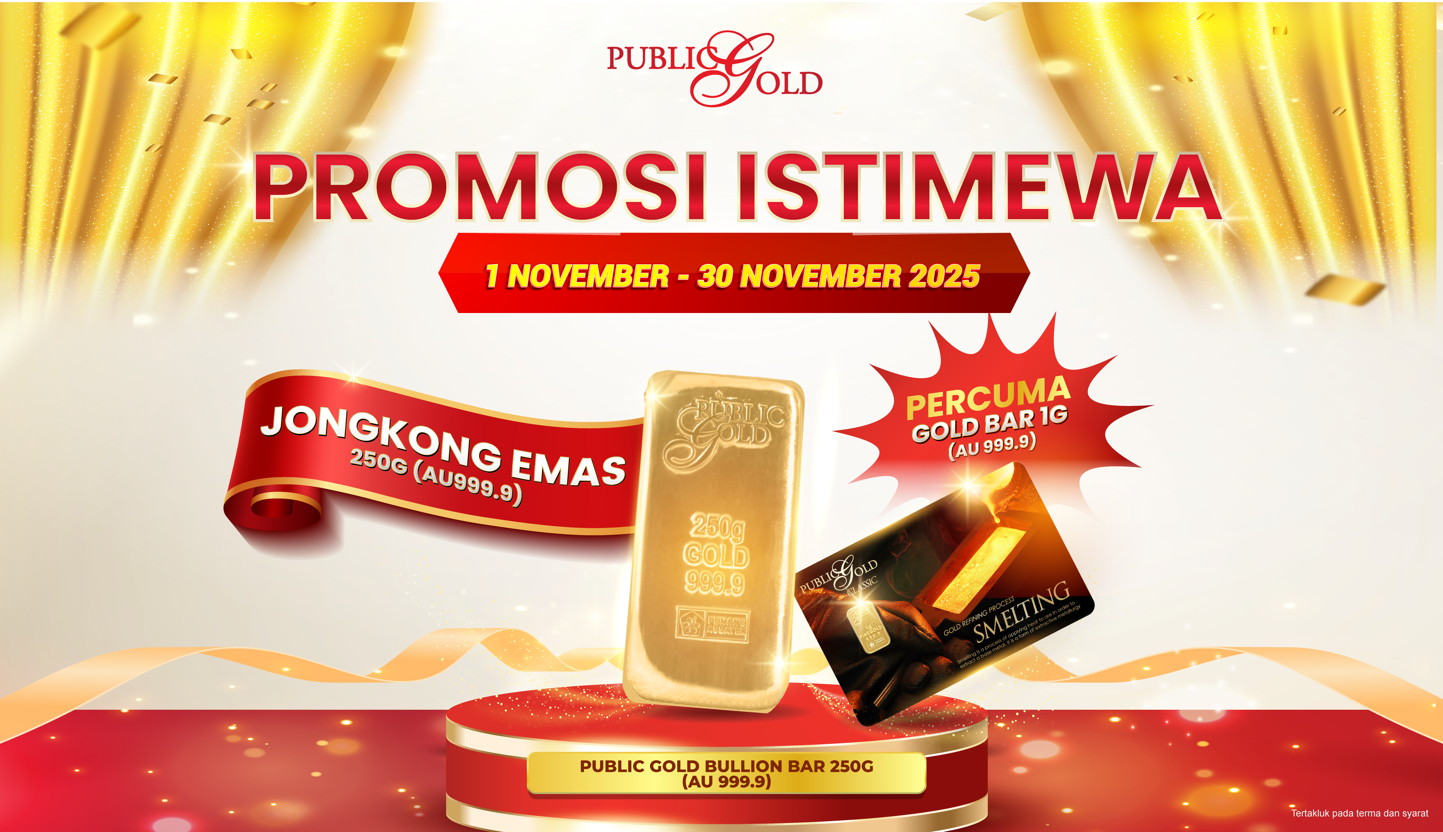 Promosi Istimewa - PERCUMA 1G Gold Bar!