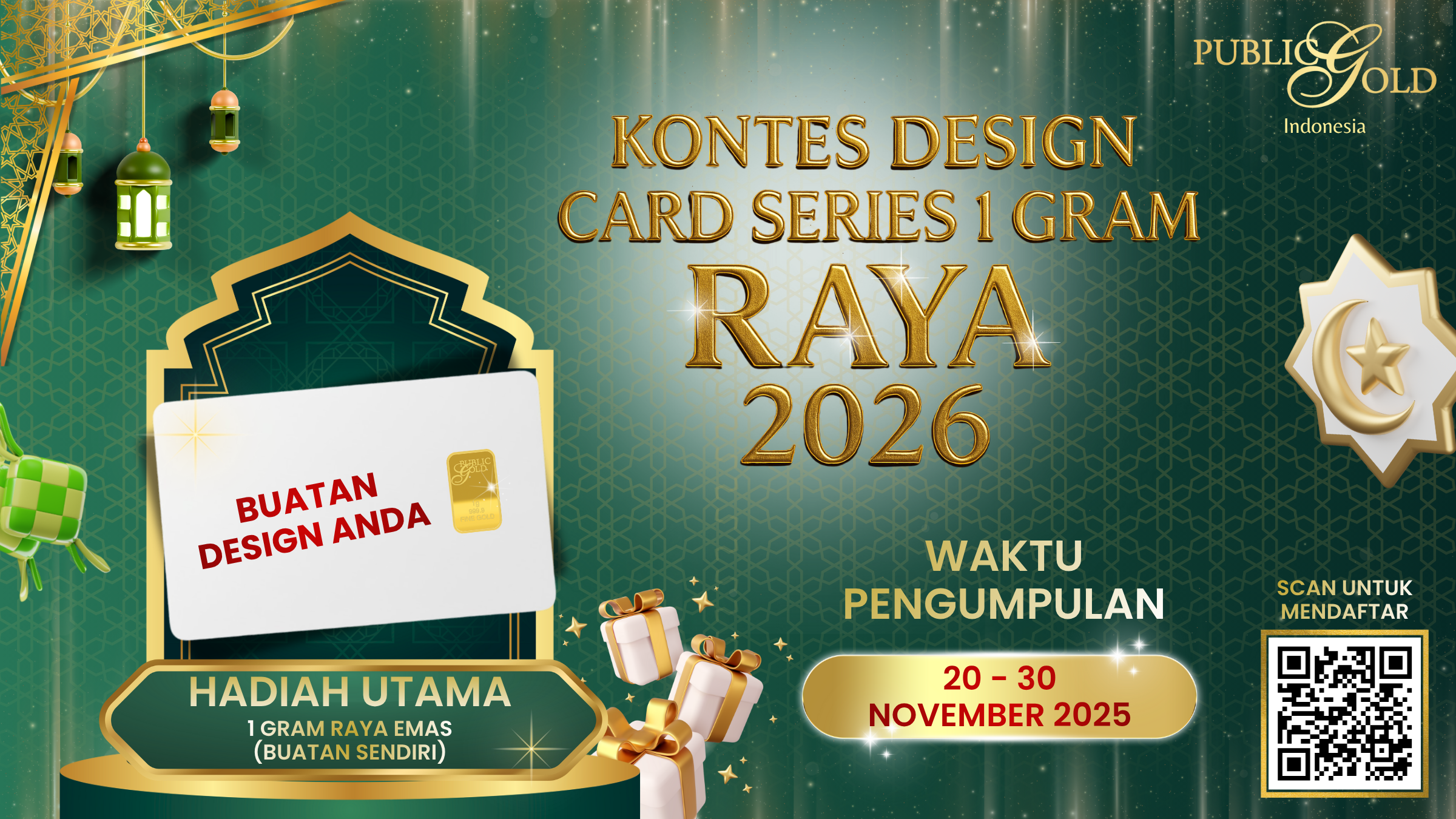 PUBLIC GOLD INDONESIA KOMPETESI DESAIN 1GR EDISI RAYA 2026