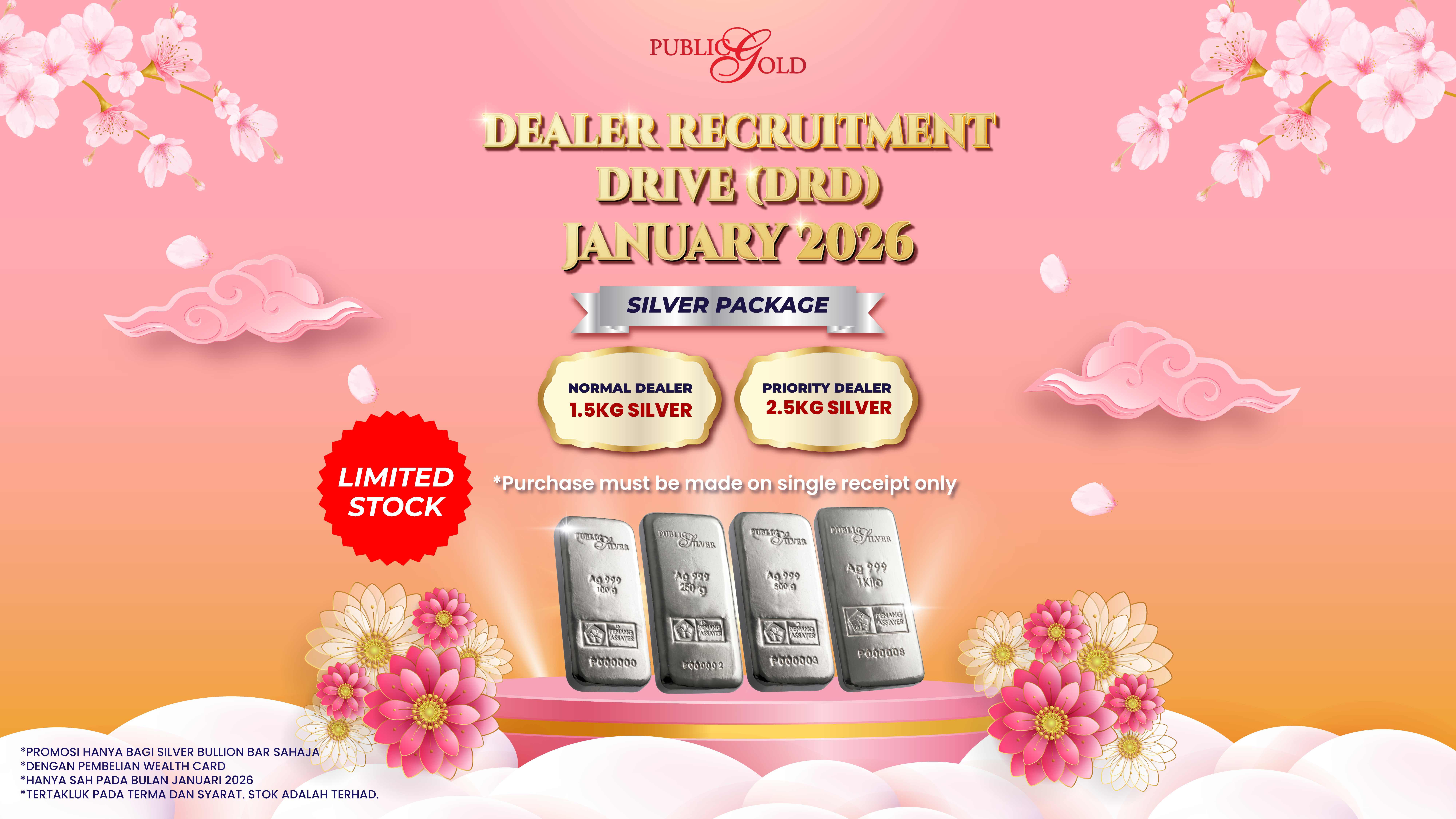 Dealer Recruitment Drive (Silver Package), Limited Stock!