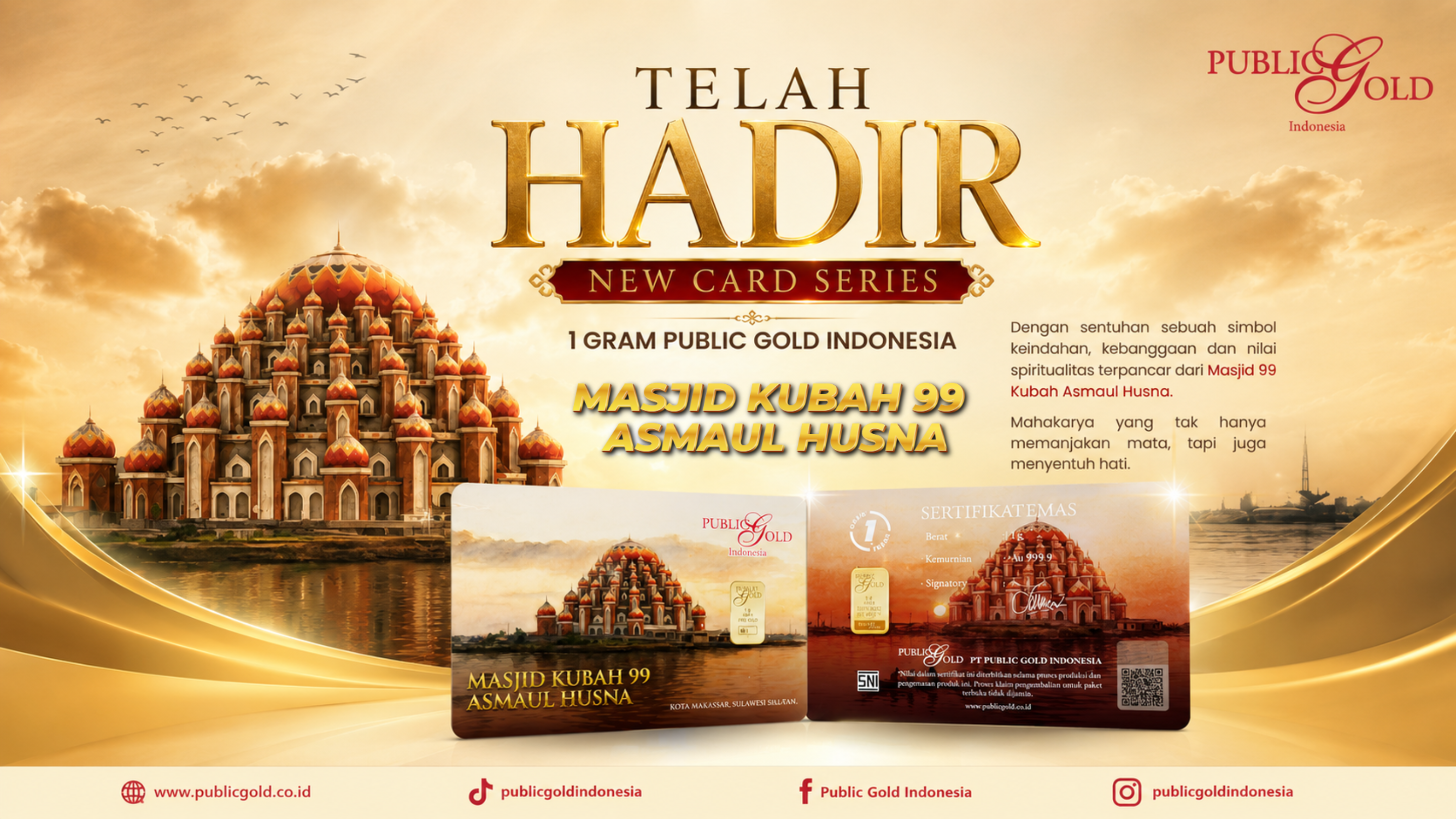 1 GRAM MASJID KUBAH 99 2026
