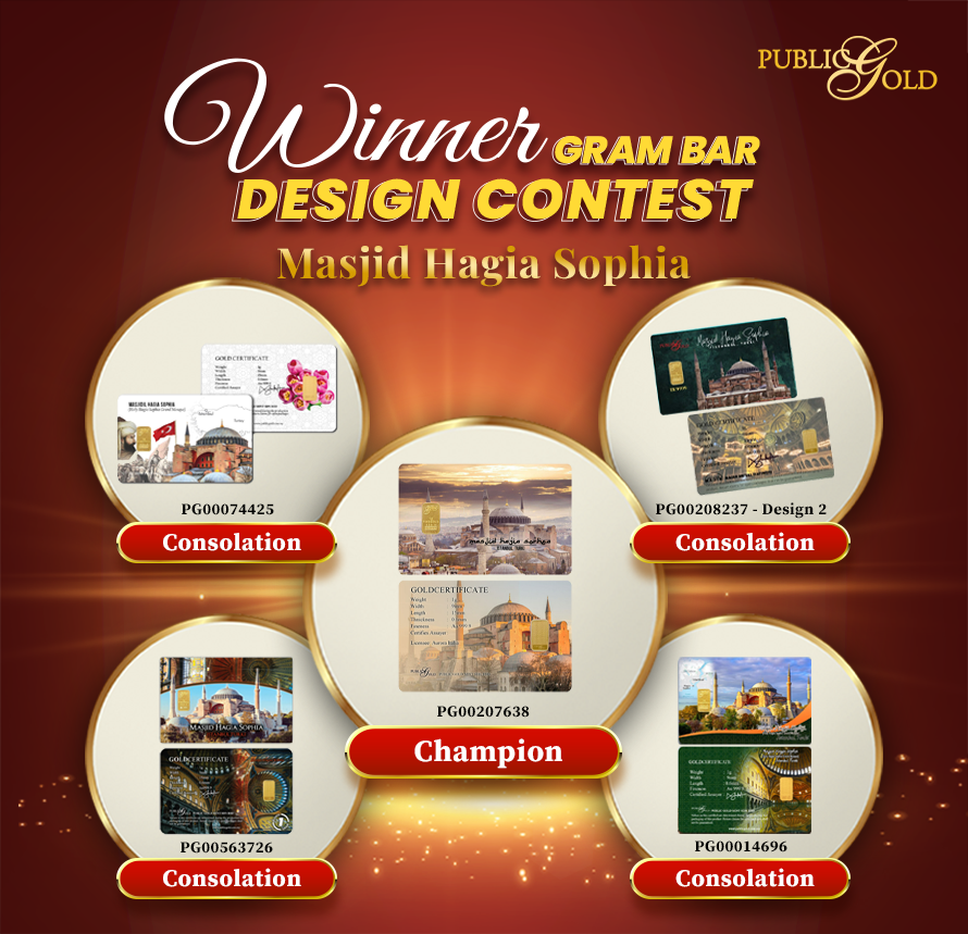 Gram Bar Design Contest Winners - Masjid Hagia Sophia
