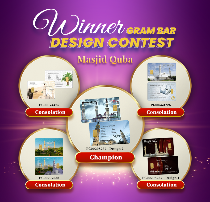 Gram Bar Design Contest Winners - Masjid Quba