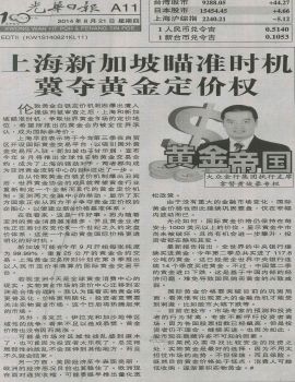 Media Coverage of Dato Monthly Interview Column in Kwong Wah 21 Aug 14