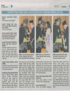 The Star 19 January 2015 - Dato' Wira